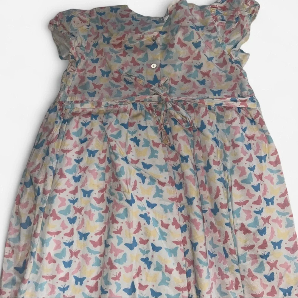 QE Charming Butterfly Print Kids Dress
